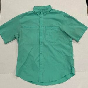 Men's Green Short Sleeve Shirt